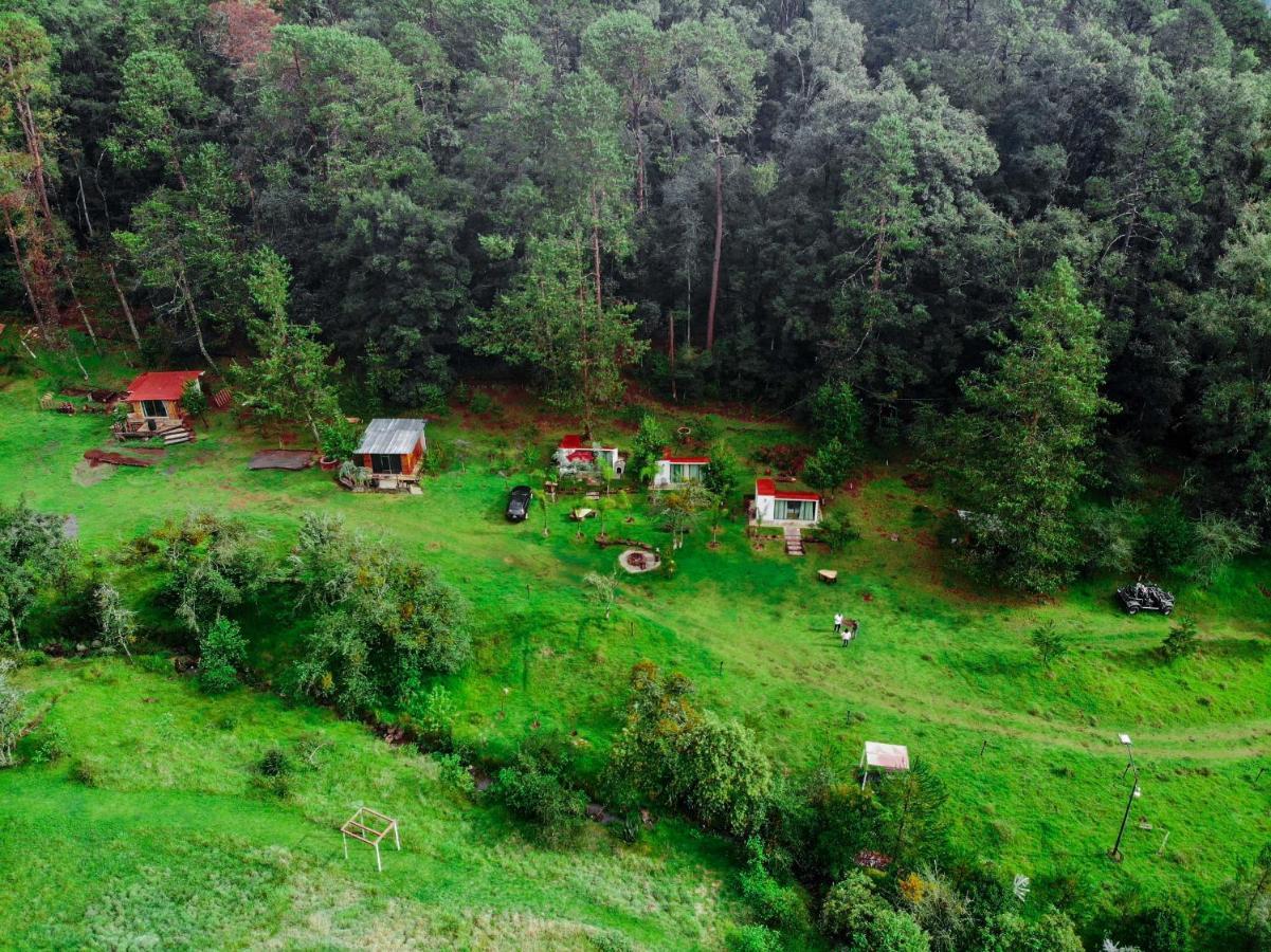 Romanticas Cabanas En Bosque Acaxochitlán Esterno foto