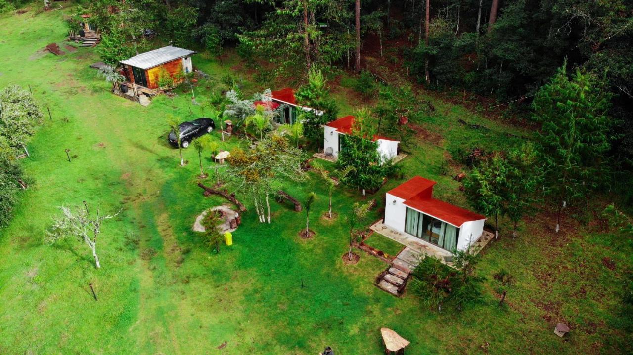 Romanticas Cabanas En Bosque Acaxochitlán Esterno foto